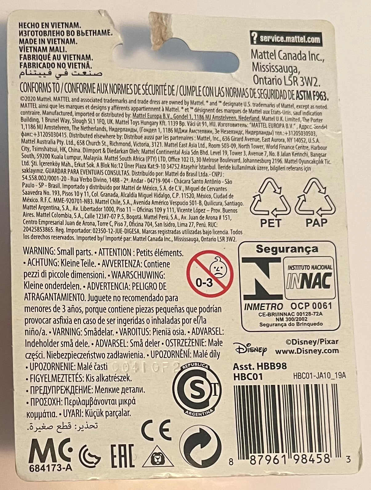 Mattel Micro Collection The Incredibles Violet 2020 (Damaged Box)