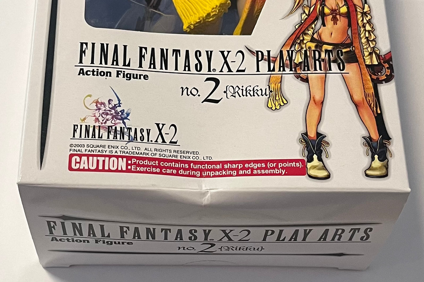 Play Arts Final Fantasy X-2 (10-2) Rikku Action Figure (B Condition)