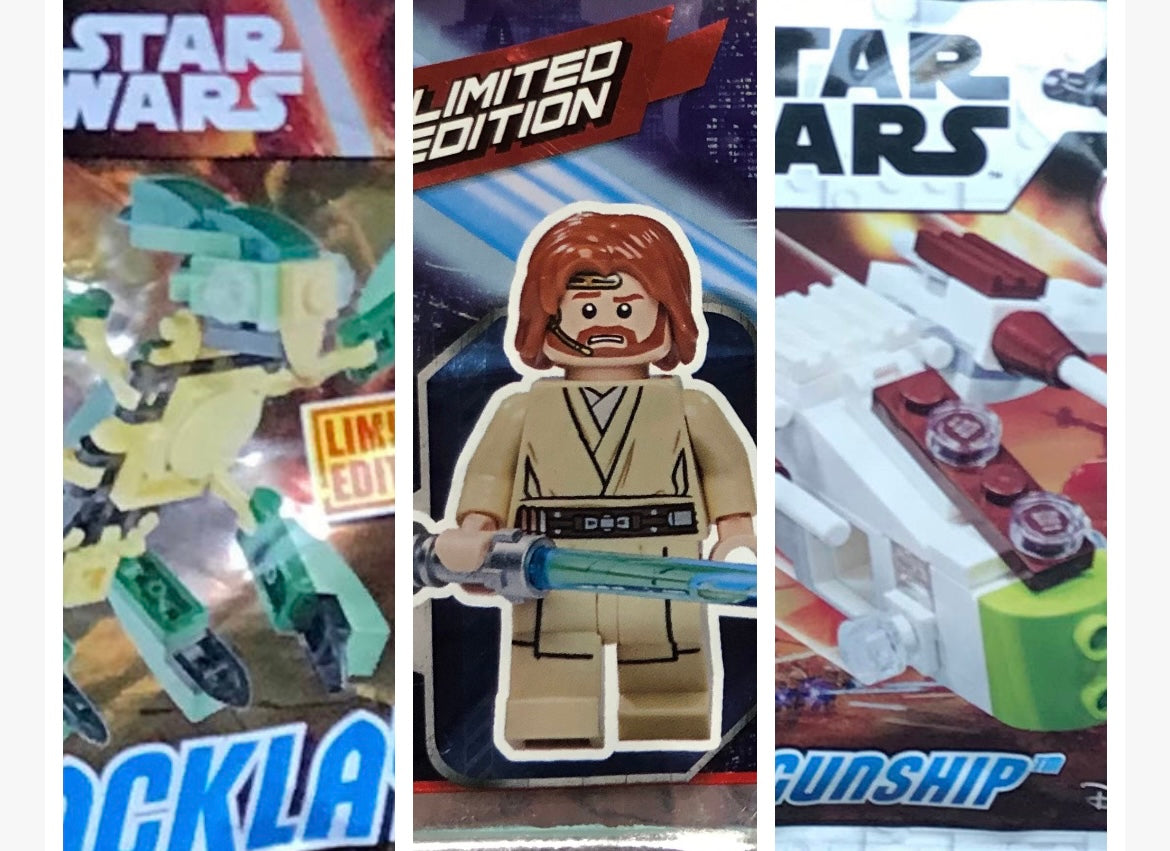 LEGO Star Wars Limited Edition Obi-Wan Kenobi Minifigure Foil Pack