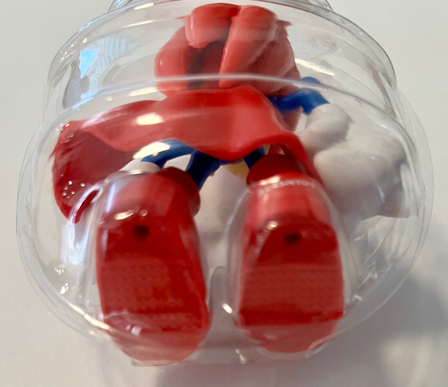 Jakks DC Sonic 2.5" Knuckles as Superman Articulated Figure Series 2