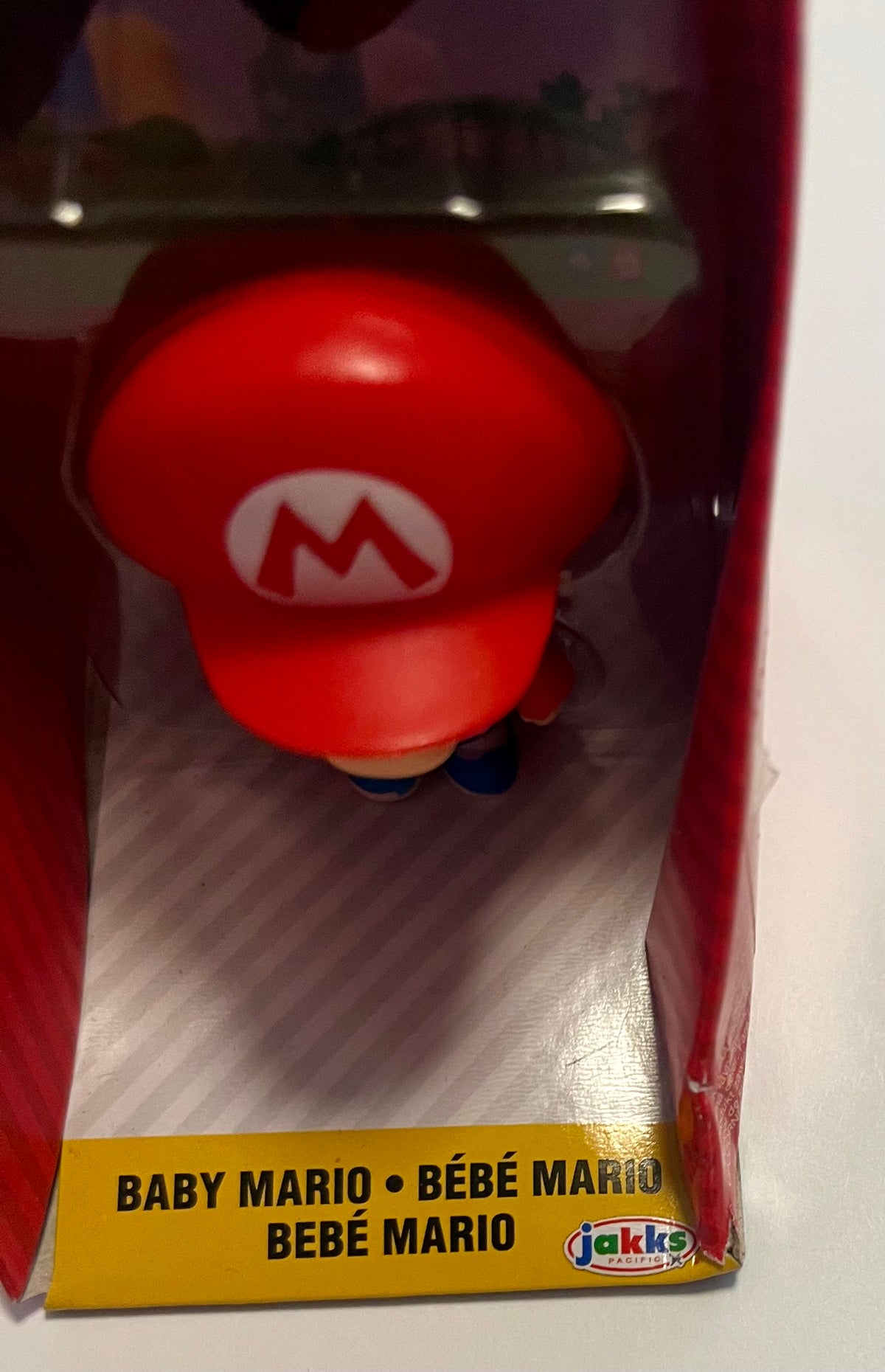 Jakks Super Mario Baby Mario 2.5” Inch Articulated Figure Checklane (B Condition)