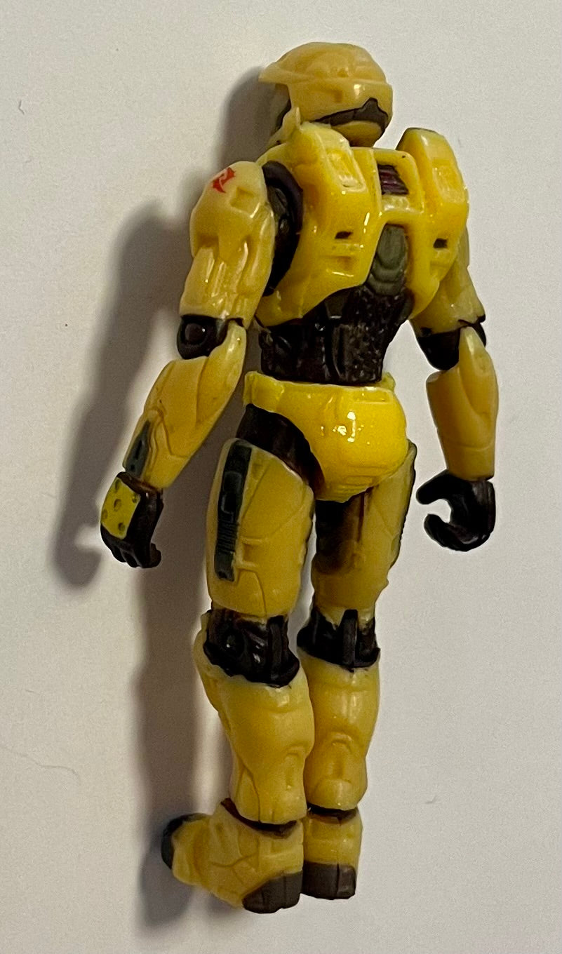 Joyride Studios Halo 2 Mini Series Slayer Yellow Spartan 3” Action Figure (Used)