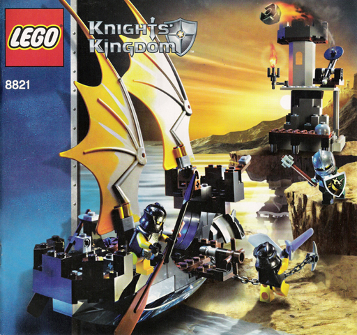 LEGO Knights’ Kingdom Rogue Knight Battleship Set 8821