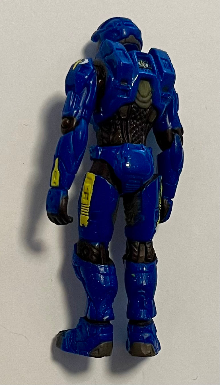 Joyride Studios Halo 2 Mini Series Slayer Blue Spartan 3” Action Figure (Used)