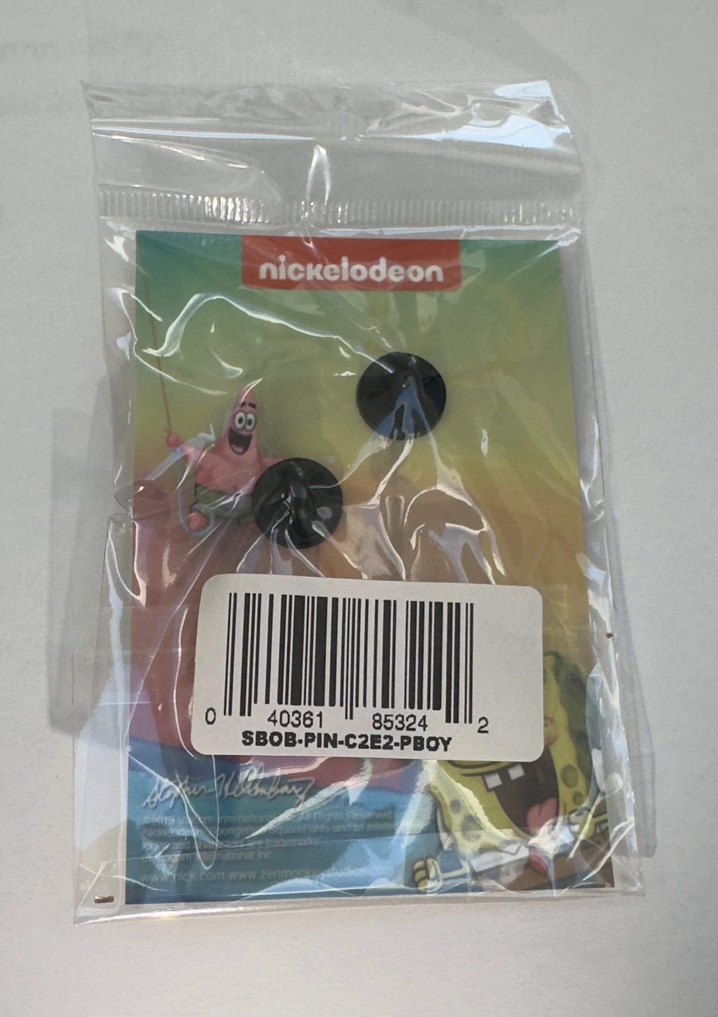 Zen Monkey Studios Spongebob Squarepants Singing Spongebob Soft Enamel Pin