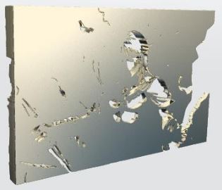 (Pre-Order) Zeus god of Lightning Death of No Deity 3D Gold Print