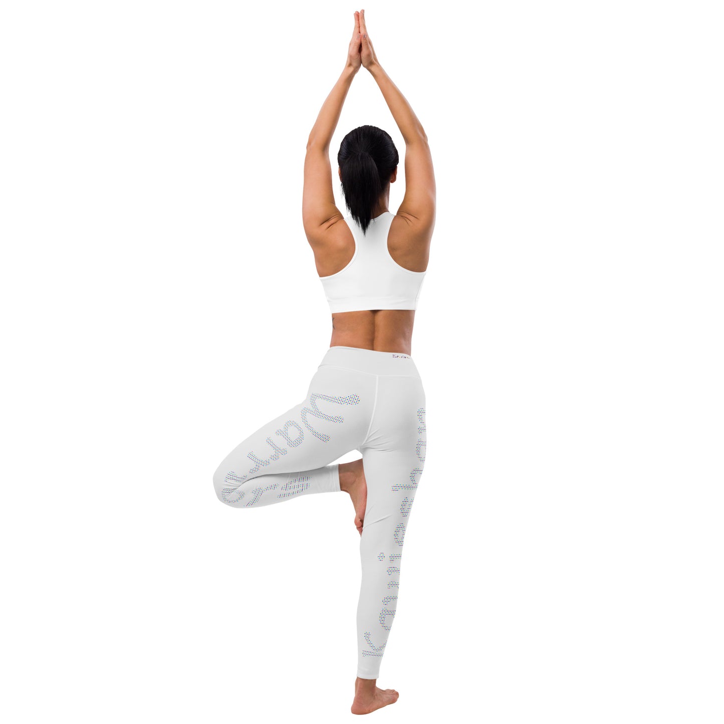 Kawieshan Warriors Grey and Polka Dot Mirage Yoga Leggings
