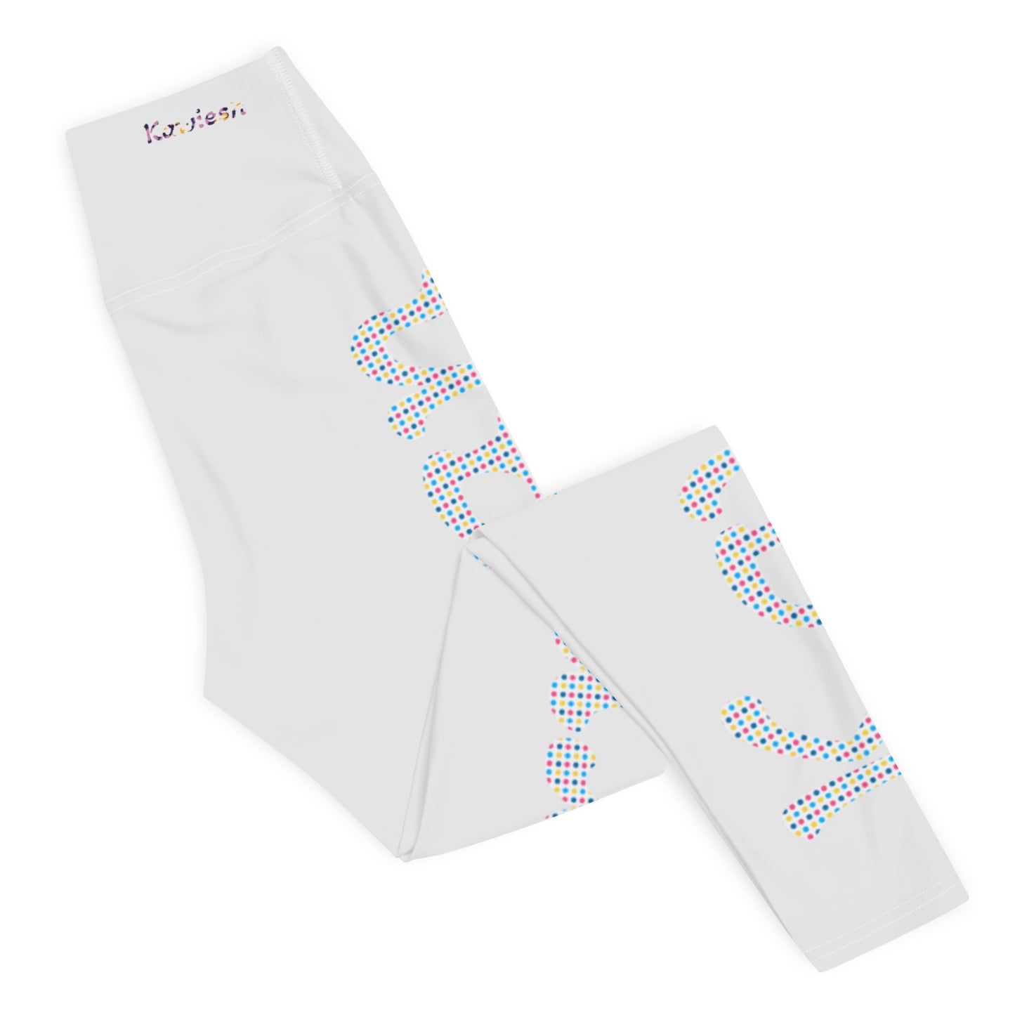 Kawieshan Warriors Grey and Polka Dot Mirage Yoga Leggings