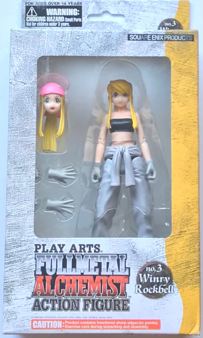 Play Arts Fullmetal Alchemist Winry Rockbell Action Figure – Cam-Arts