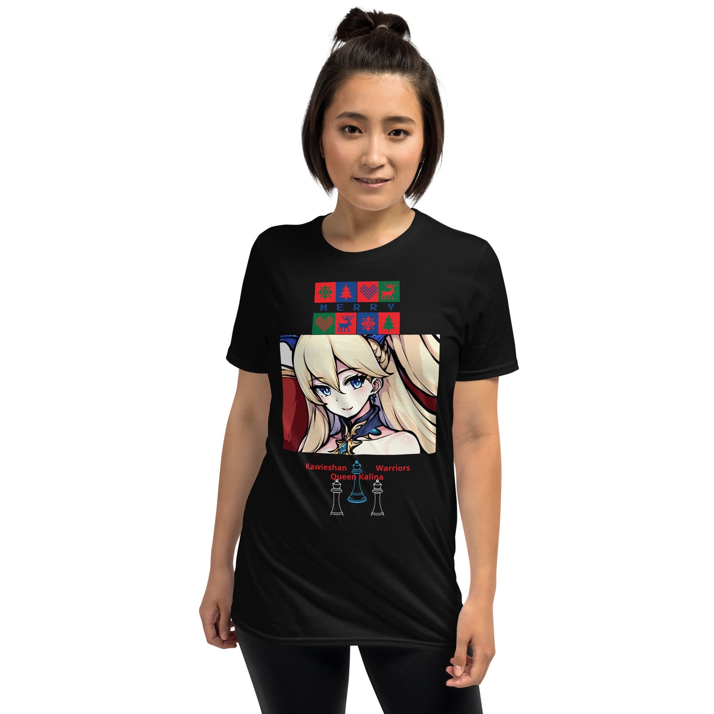 Kawieshan Warriors Queen Kalina Short-Sleeve Christmas T-Shirt