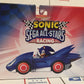 Jazwares 3" Inch Sonic and Sega All-Stars Racing Knuckles Action Figure With Quad