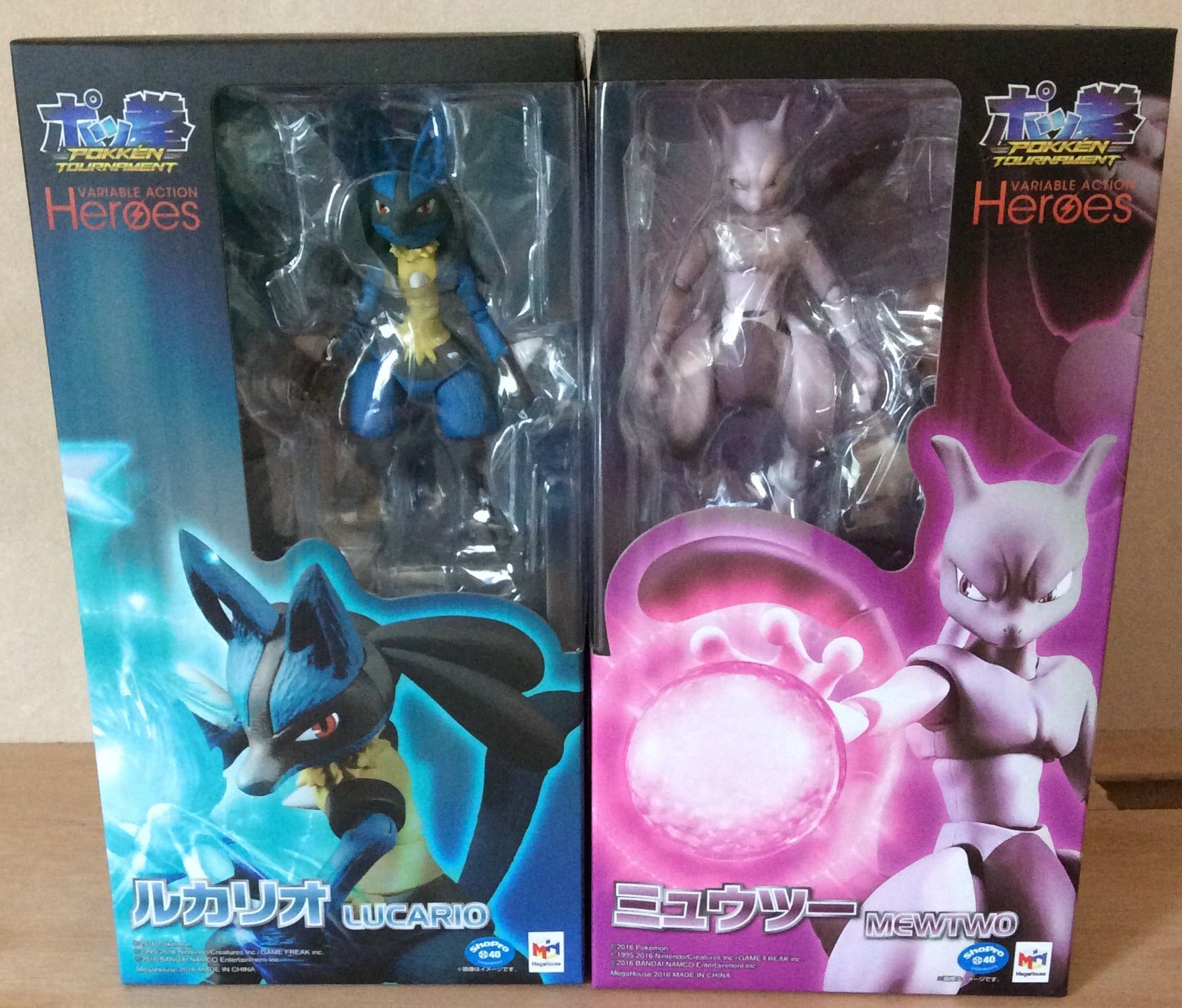 Variable Action Heroes Pokemon BUNDLE/LOT Lucario Mewtwo – Cam-Arts