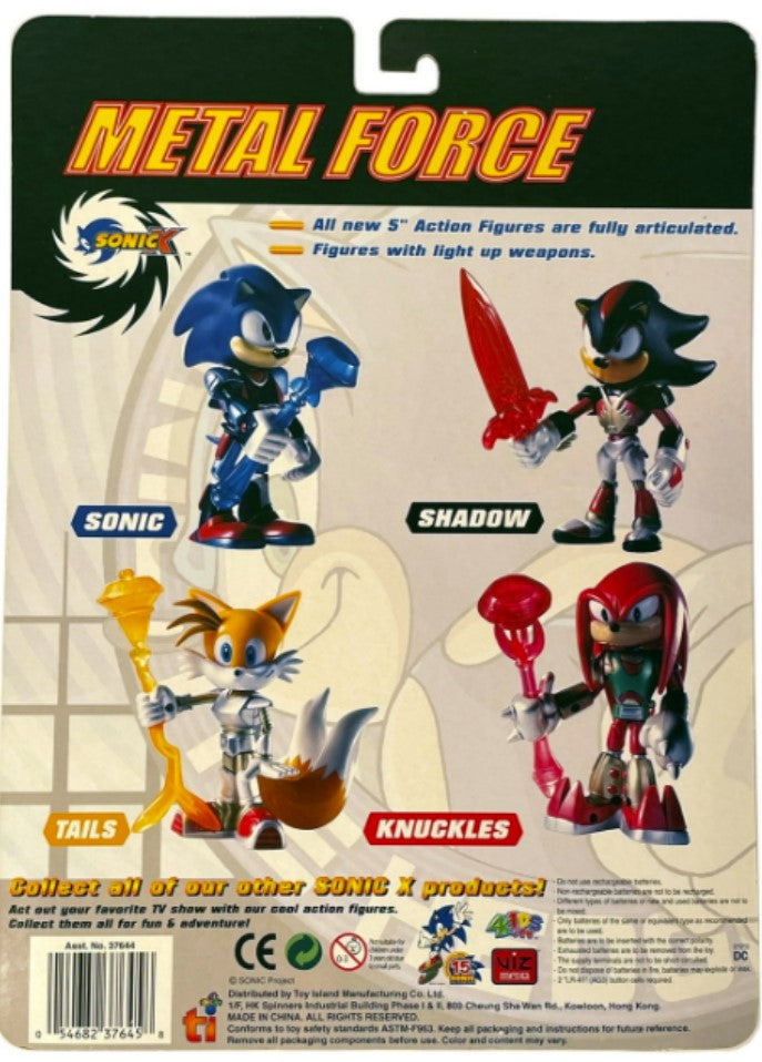 Toy Island Metal Force Sonic X Sonic Action Figure