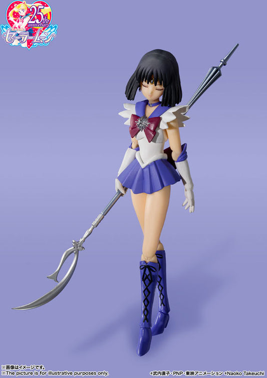 Pretty Guardian Sailor Moon S Sailor Saturn Animation Color Edition S.H. Figuarts Action Figure (Pre-Order)