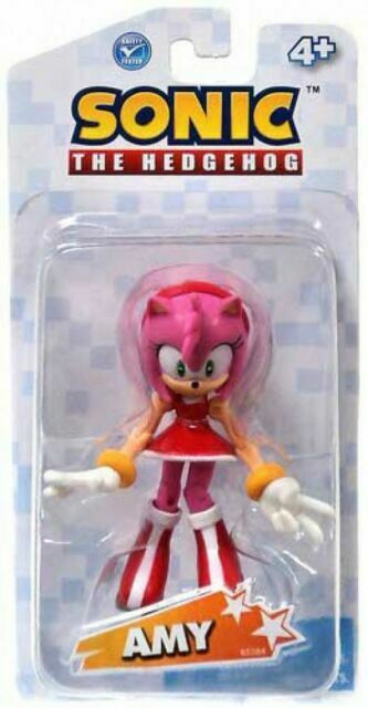 Jazwares 3" Inch Amy Rose Action Figure Sonic The Hedgehog Jazwares 3" Inch Amy Rose Action Figure Sonic The Hedgehog