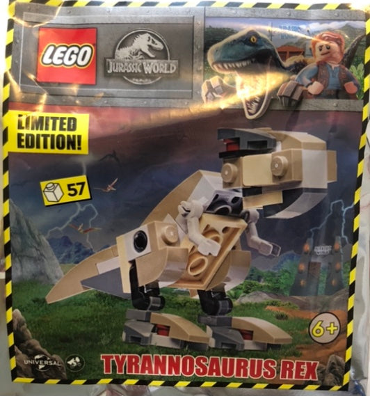 LEGO Jurassic World Tyrannosaurus Rex Limited Edition Foil Pack