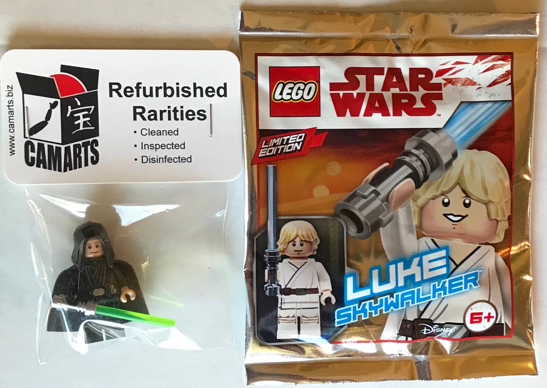 LEGO Star Wars Limited Edition Luke Skywalker Minifigure BUNDLE