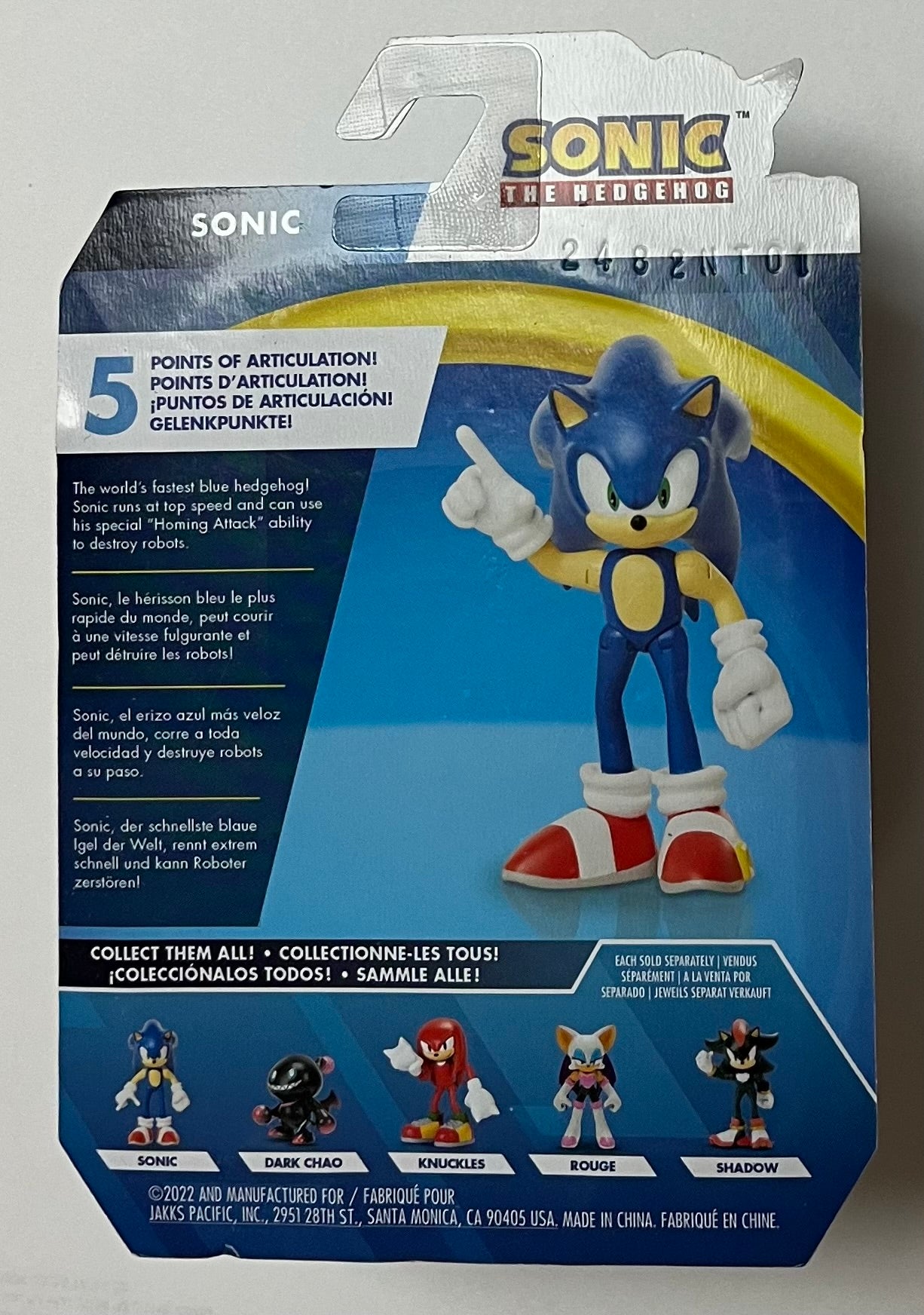Jakks Sonic 2.5" Inch Sonic Articulated Figure Wave 10