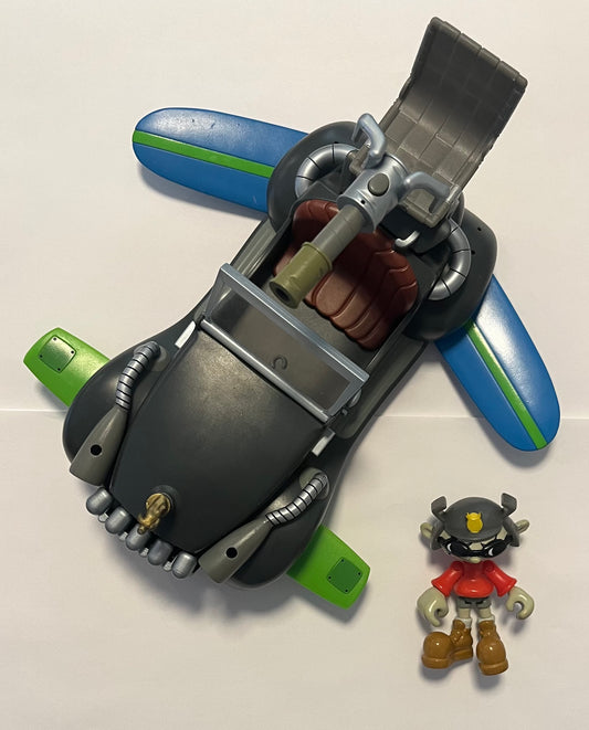 Codename: Kids Next Door R.O.A.D.S.T.A.R. 3” Articulated Figure Set (Used) (Damaged) (Incomplete)