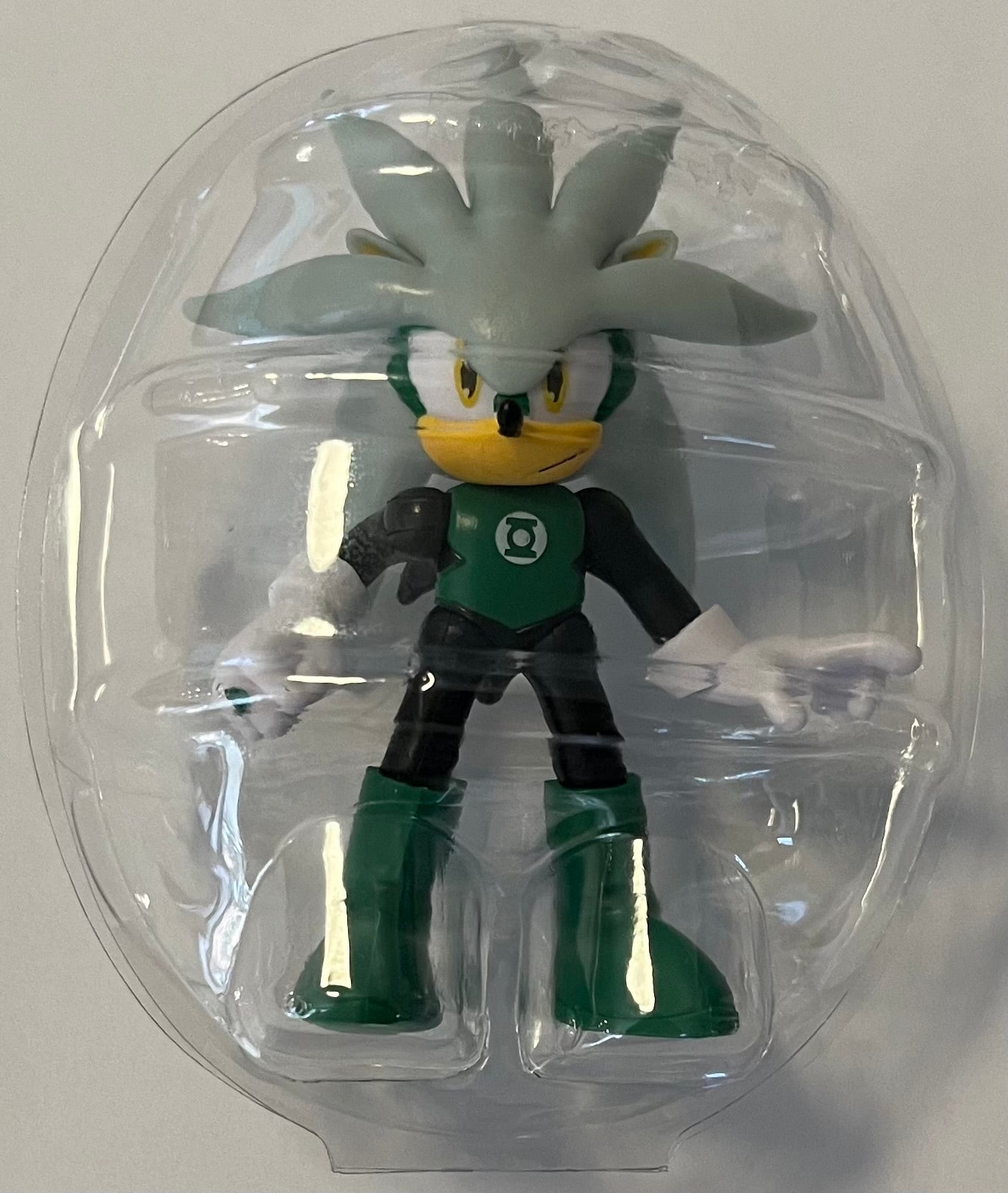 Jakks DC Sonic 2.5" Silver as Green Lantern Articulated Figure Series 2