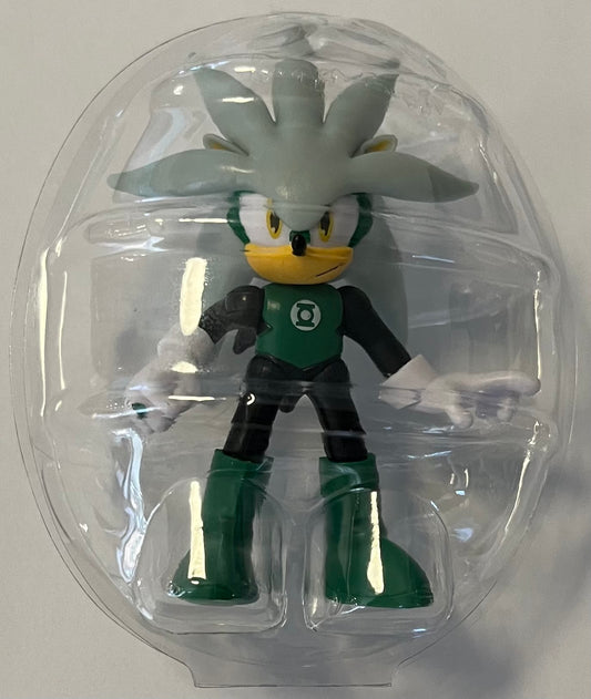Jakks DC Sonic 2.5" Silver as Green Lantern Articulated Figure Series 2