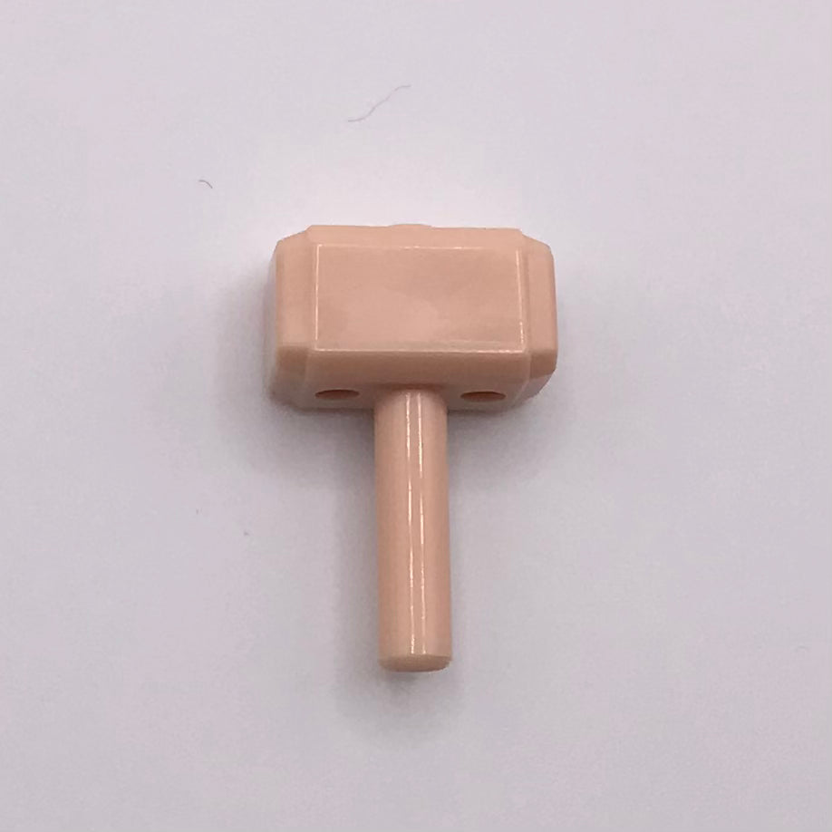 Prototype LEGO Marvel Super Heroes Avengers Thor’s Hammer Mjölnir Utensil Tool Sledgehammer 30163 (Light Nougat) (Used)