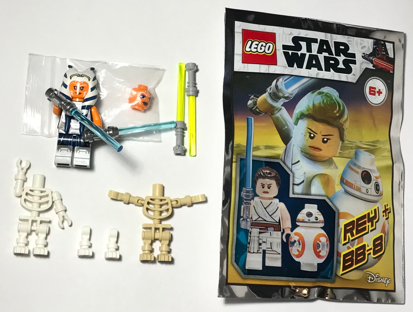 LEGO Star Wars Rey Skywalker and BB-8 Droid Minifigure Foil Pack Bag 912173 + BUNDLE/LOT