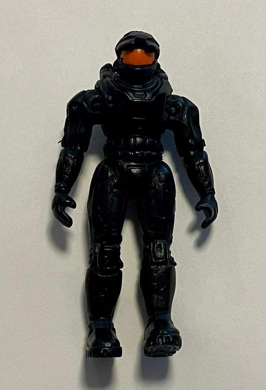 Joyride Studios Halo Mini Series Slayer Black Spartan 3” Action Figure (Used)