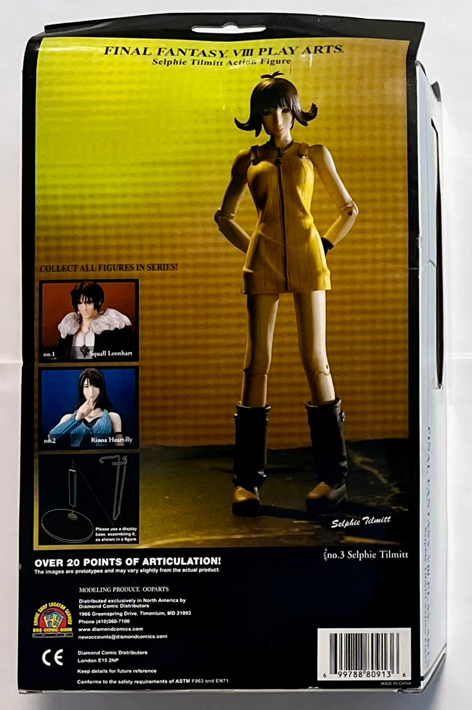 Play Arts Final Fantasy VIII (8) Selphie Tilmitt Action Figure (D Condition)