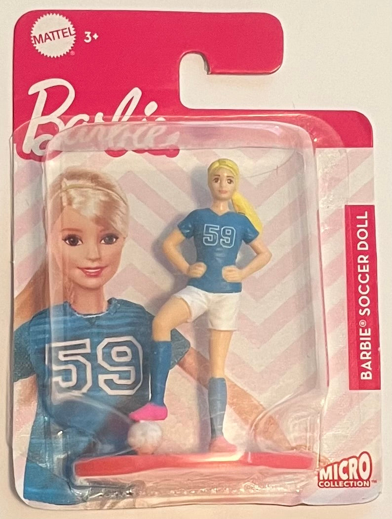 Mattel Micro Collection Barbie Soccer Doll (B Condition)