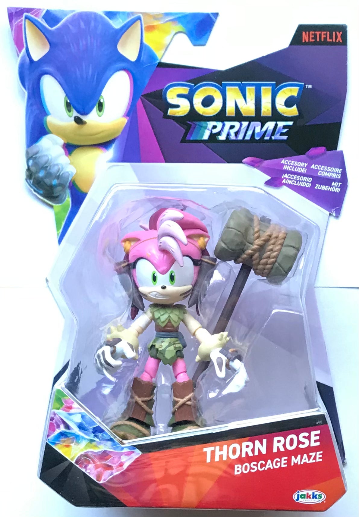 Jakks Netflix Sonic Prime Thorn Rose Boscage Maze 5” Inch Figure