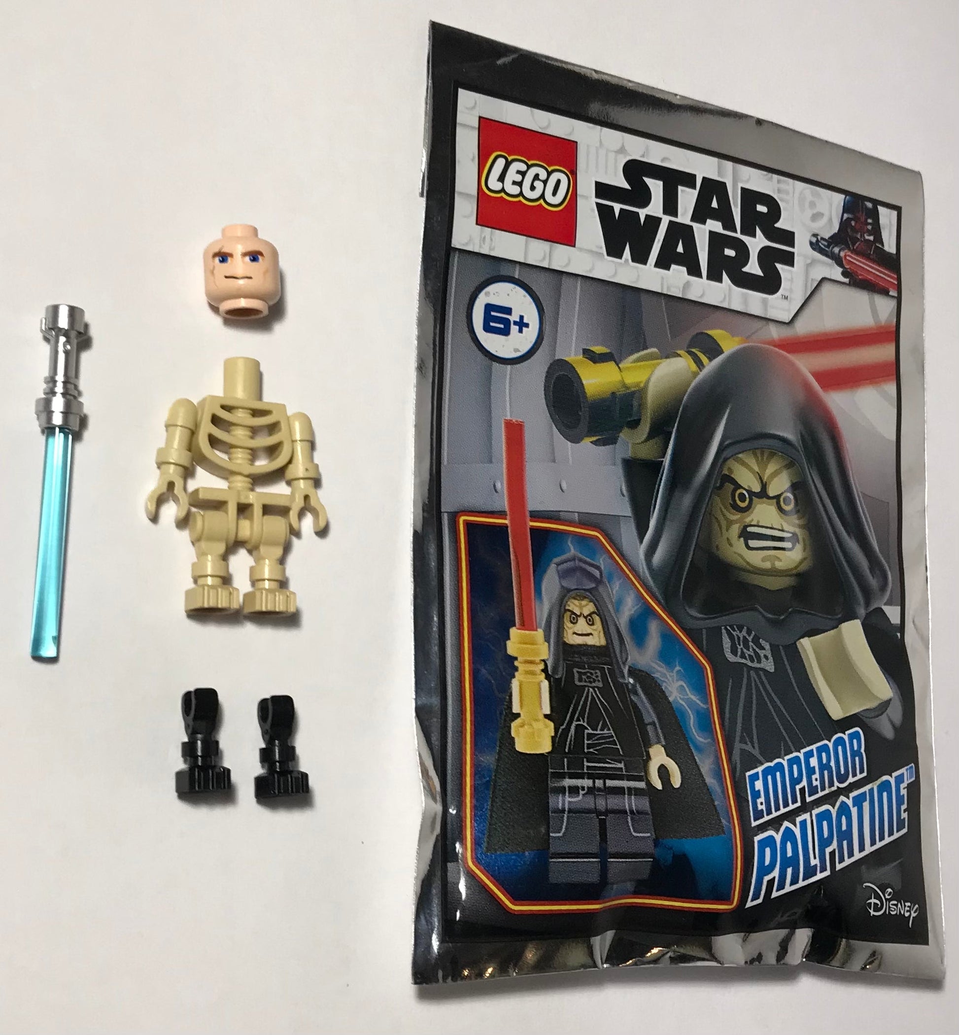LEGO Star Wars Emperor Palpatine Foil Pack Bag Set 912169 BUNDLE