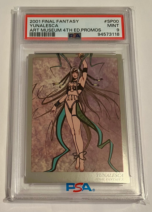 2001 Final Fantasy X Art Museum Yunalesca 4th Edition Promos #SP00 MINT (PSA 9)