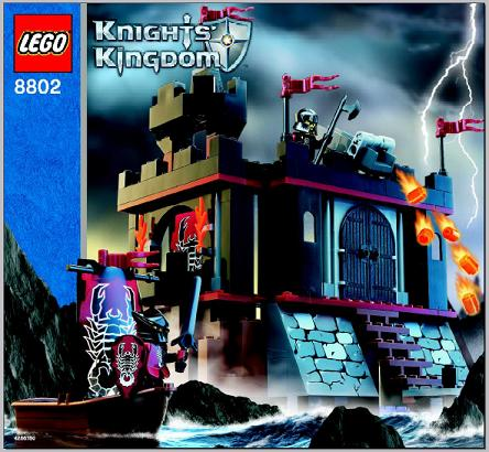 LEGO Knights’ Kingdom Dark Fortress Landing Set 8802