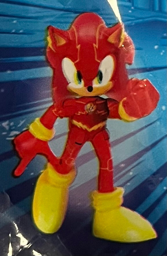 Jakks DC Sonic 2.5" Sonic as The Flash Articulated Figure Series 1
