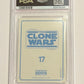 2008 Merlin Star Wars The Clone Wars Ahsoka Tano Stickers #17 NM (PSA 7)