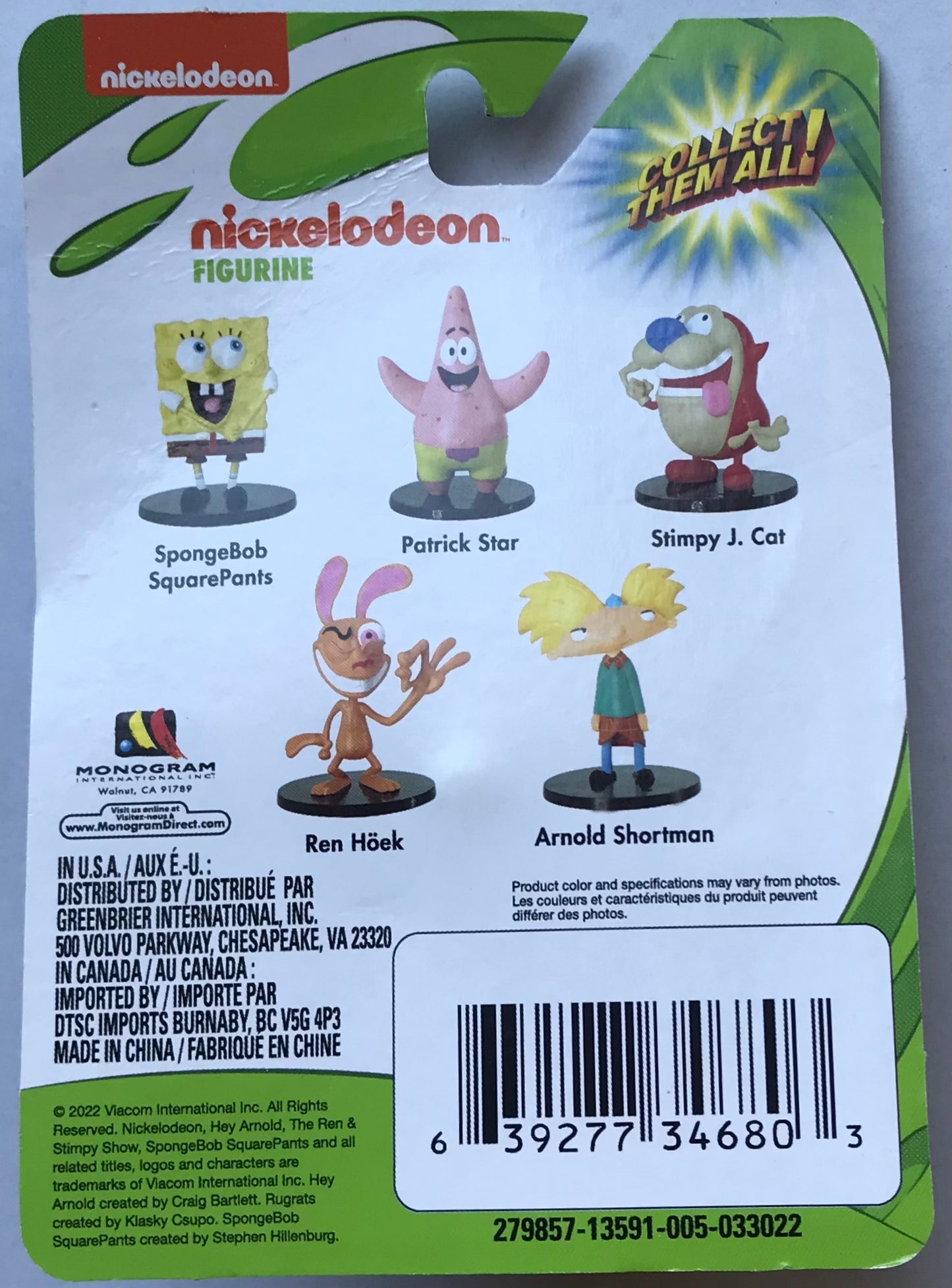 Monogram Nickelodeon SpongeBob SquarePants Patrick Star