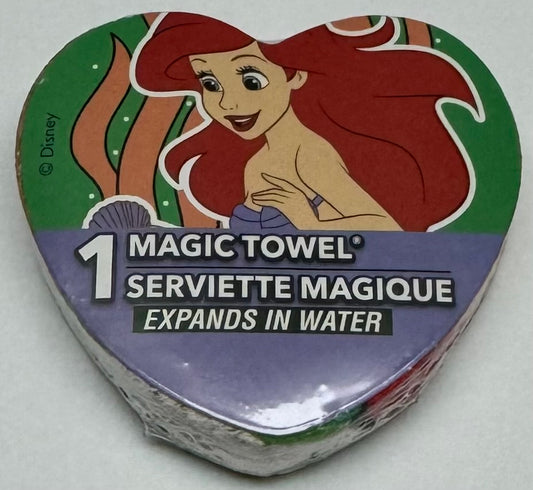 Peachtree Playthings Disney Princess The Little Mermaid Ariel Magic Towel Serviette Magique (Expands in Water)
