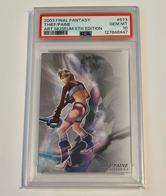 2003 Final Fantasy X-2 Art Museum Thief/Paine 5th Edition #573 GEM MT (PSA 10)