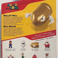 Jakks Super Mario Exclusive Gold Edition Bullet Bill 2.5" Inch Figure Walgreens Wave 8