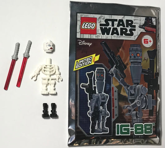 LEGO Star Wars Limited Edition IG-88 Droid Minifigure Foil Pack Bag Set 911947 + BUNDLE/LOT