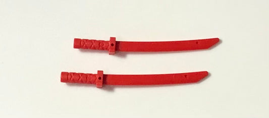 LEGO Red Ninja Sword x2 BUNDLE/LOT (Used)