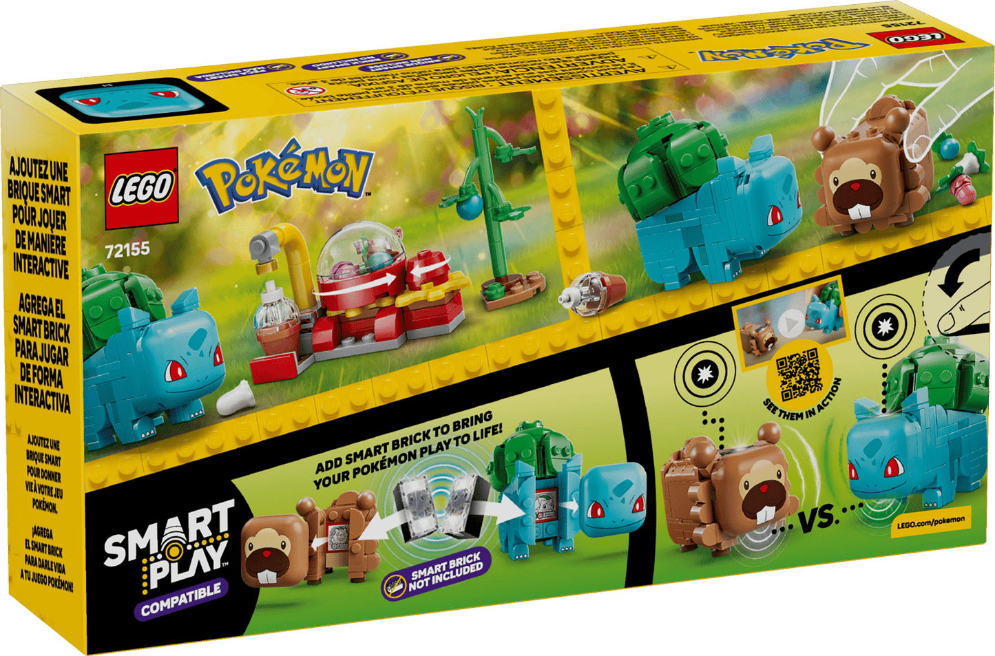 LEGO Pokémon Berry Bash with Bulbasaur and Bidoof 72155