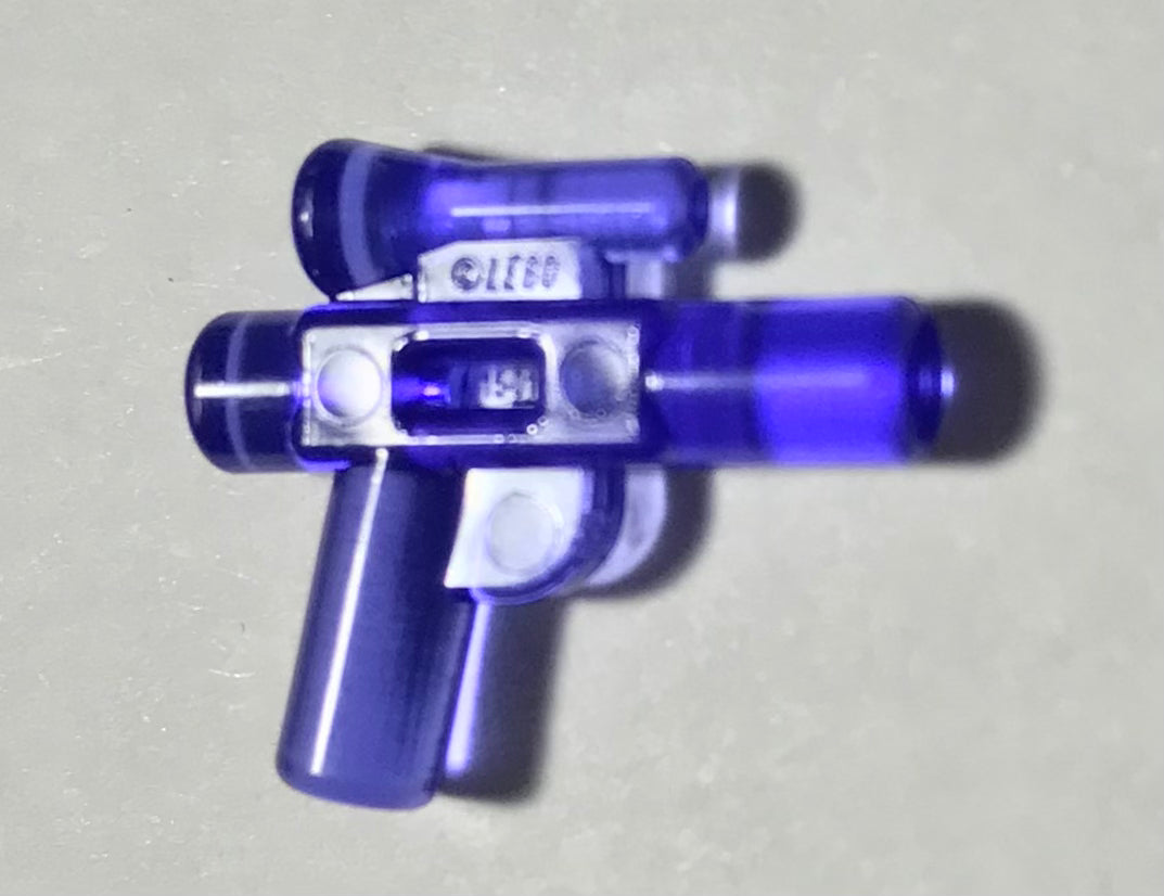 Prototype LEGO Star Wars Blaster with Scope 92738 (Translucent Purple) (Used)