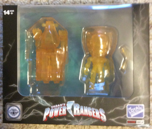 The Loyal Subjects SDDC Action Vinyls Yellow Power Rangers 2-Pack Figure Set