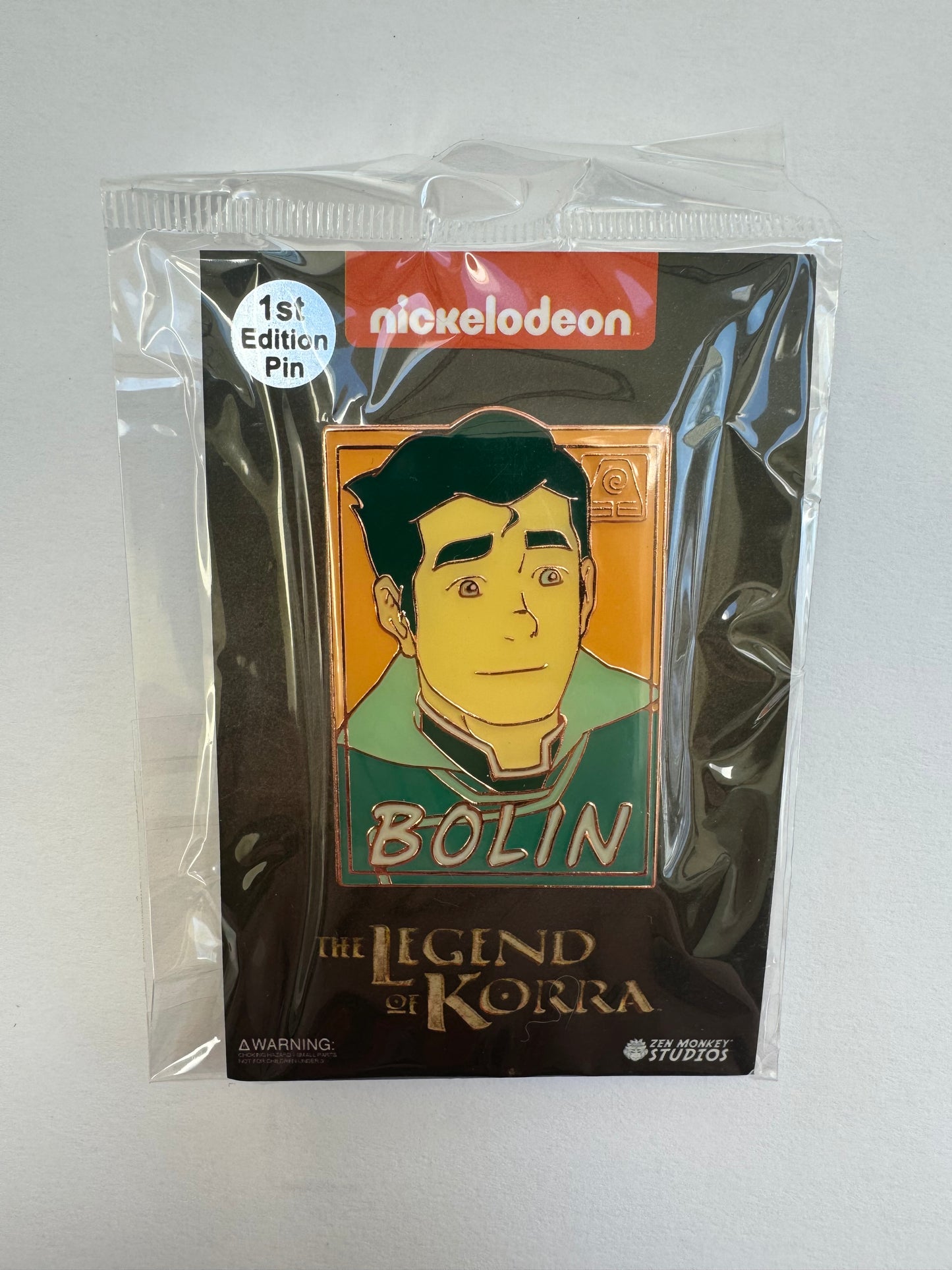 Zen Monkey Studios The Legend of Korra Pastel Bolin 1st Edition Soft Enamel Pin