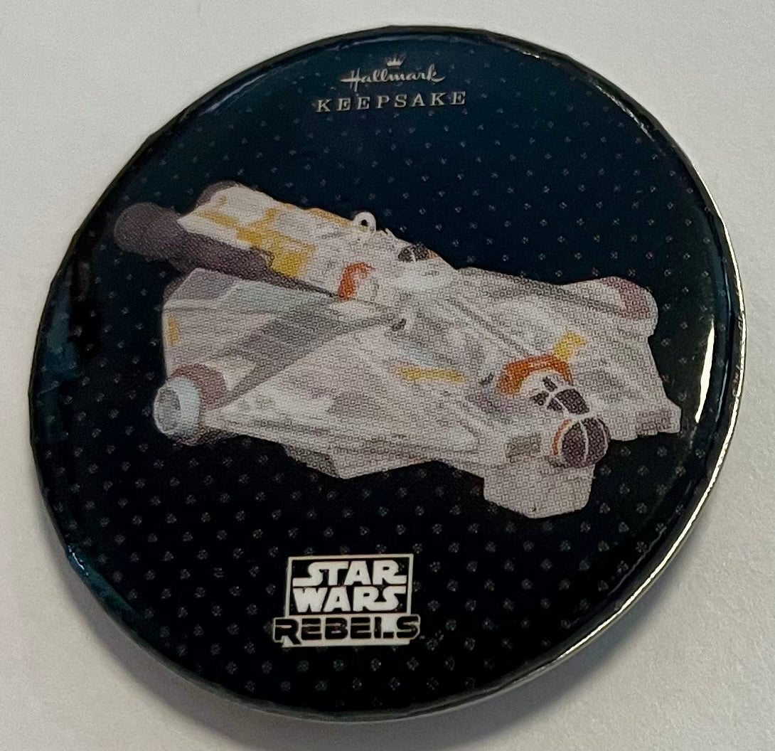 2024 SDCC Hallmark Star Wars Rebels Ghost Keepsake Pin Button