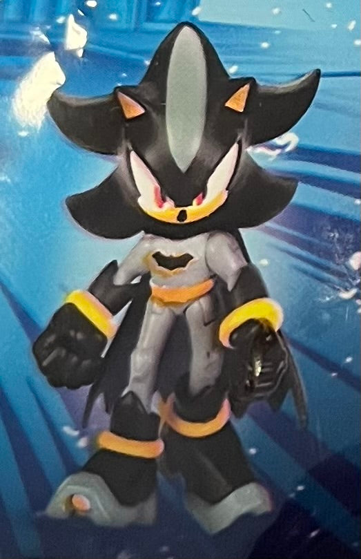 Jakks DC Sonic 2.5" Shadow as Batman Articulated Figure Series 1