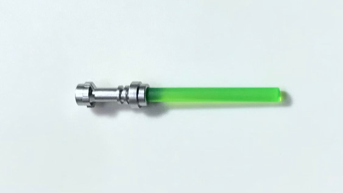 LEGO Star Wars Shiny Metallic Green Lightsaber Hilt (Used)
