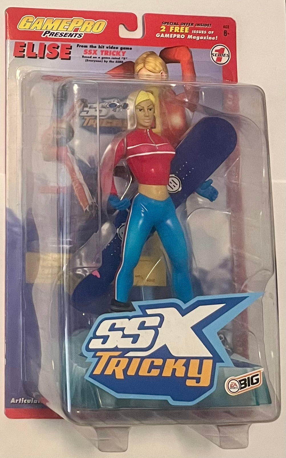 Joyride Studios SSX Tricky GamePro Series 1 Elise Figure Version 2